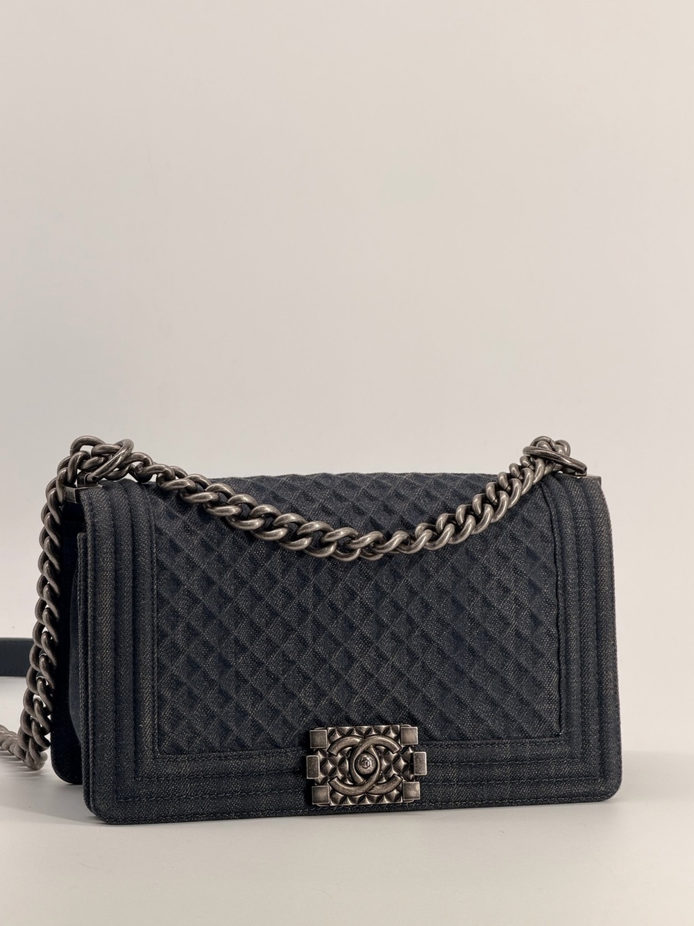 Chanel Denim Medium Boy Flap Bag